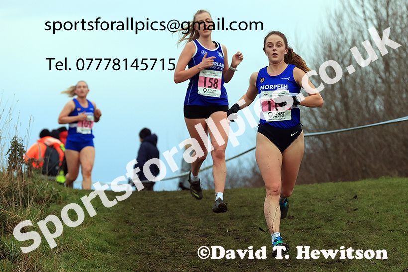 Senior womens 2024 NECAA Cross Country Champs., Temple Park, South Shields. Photo: David T. Hewitson/Sports for All Pics